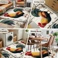 thumbnail image 5 of Hallway Runner Rugs 2.7x5 Ft, Vintage Rooster Non Slip Area Rugs for Kitchen Bedroom Entryway, Retro Farmhouse Rooster Watercolor Washable Carpet Runner Rug Floor Mats for Bedroom Home Decor, 5 of 9
