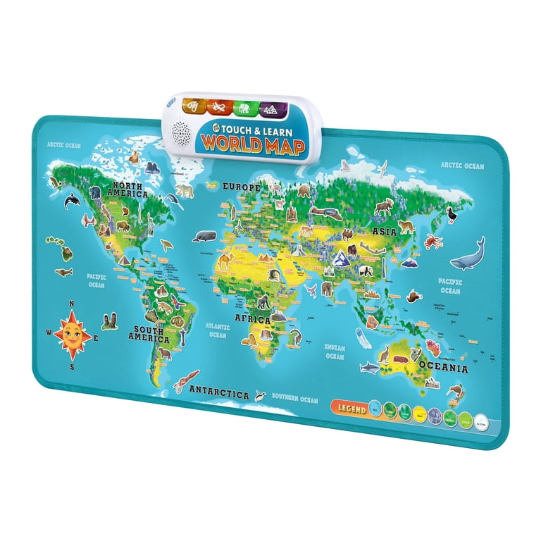 Interactive World Map Kids