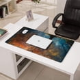 thumbnail image 3 of Orange Trees and Rattan Man&nbsp;mouse Padswaterproof,rubber+multispandexwashable MousematDesk Pad for Office Home Game 31.5x15.7inches, 3 of 7