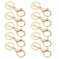 thumbnail image 4 of Qiilu 10Pcs Key Chain Plating Non-Fading Simple Keychain Bag Buckle Lobster Clasp Hook, 4 of 8