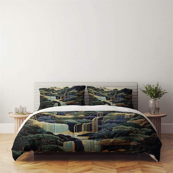 3 Pieces Bedding Duvet Cover Set for Kids Bedroom Ultra Soft Comforter Set Lightweight Quilt Cover Set Queen