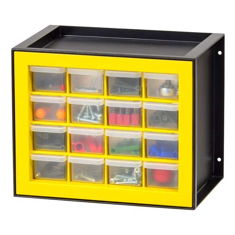 IRIS 16-Drawer Parts Cabinet, Plastic Hardware Organizer photo 2