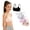 A-5 pack, variant on Cotton Training Bra for Teen Girls Wireless Lightly Padded Bras Adjustable Straps Smooth Breathable Kids Bras 10-16 Years Old