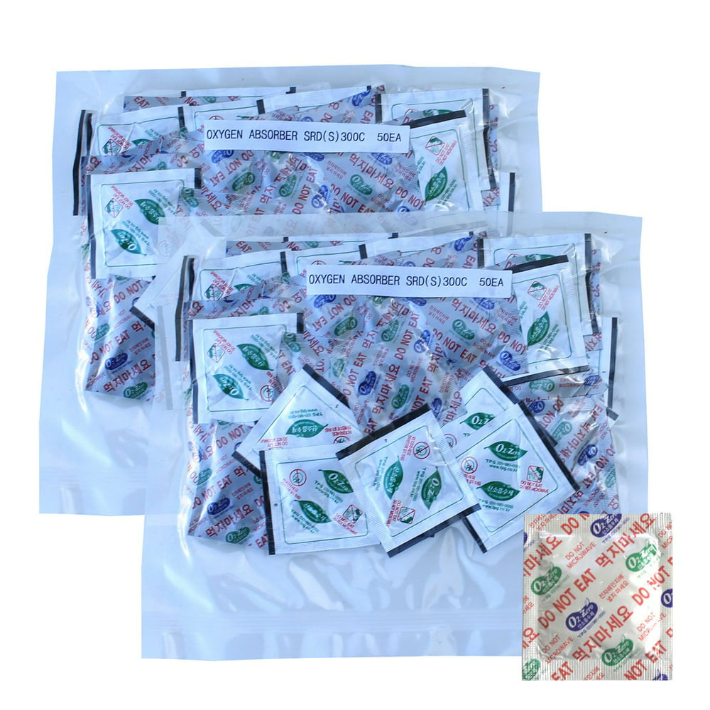 Fresh & Fresh [100 Packs] 300 CC Premium Oxygen Absorbers(2 Bag of 50 ...