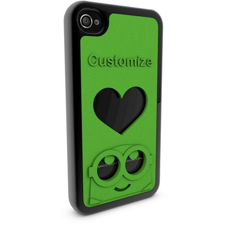 Apple iPhone 4 and 4S 3D Printed Custom Phone Case - Minions - I Love Bob