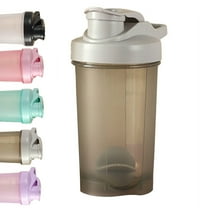 Bxaolu Shaker Bottle Perfect for Protein Shakes and Pre Workout, Leak Proof Sports Shaker Cups , Easy Clean, 500ml/17-Ounce, Gray