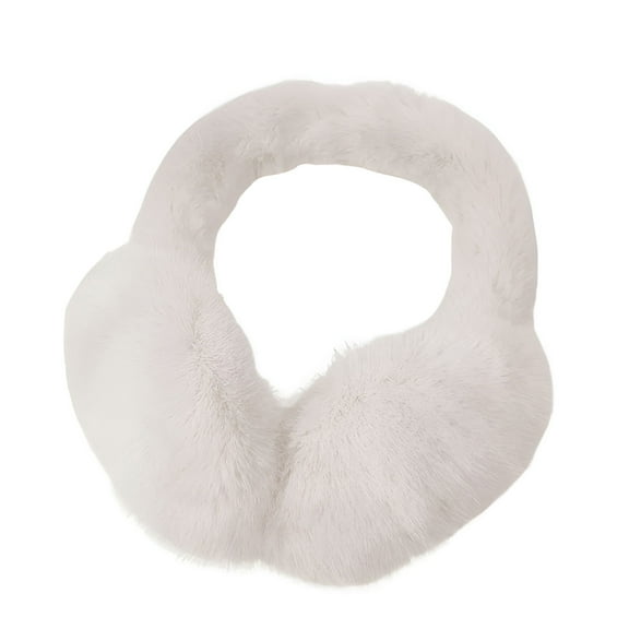 GJX Foldable Ear Muffs for Women Cold Weather Fluffy Earmuffs Winter Warm Headband Cute Ear Warmers