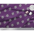 thumbnail image 2 of Soimoi Modal Satin Fabric Floral Block Fabric Prints by Yard 42 Inch Wide, 2 of 3