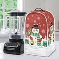 thumbnail image 5 of HELLHERO Christmas Snowman Pattern 1Pcs Dust Cover Polyester Reusable for Household Users, 5 of 6