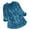 Blue, variant on 2025 ! Womens Clothes asdoklhq Womens Plus Size Tops,Women Casual Cat Print Long Sleeve V-Neck Button Loose Shirt Top Blouse