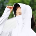 thumbnail image 5 of Drovellove Women's UPF 50+ Sun Protection Jacket – Lightweight Hooded Shirt with Thumb Holes, Breathable Quick-Dry Outdoor Cover Up for Hiking, Beach Vacation, Kayaking, Cycling, and Travel, 5 of 6