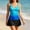 #03-sky blue tankini swimsuits, variant on UPPADA 2 Piece Swimsuit for Women Tummy Control Bathing Suit V Neck Tankini Top and Board Swim Shorts Set Push Up Padded Swimwear Black Swimsuit,L