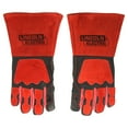thumbnail image 4 of Lincoln Electric Red and Black Leather Welding Gloves, 4 of 7