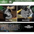 thumbnail image 4 of Amoladora angular Excited Work 20 V 125 mm con 2 baterías y accesorios, 4 of 7