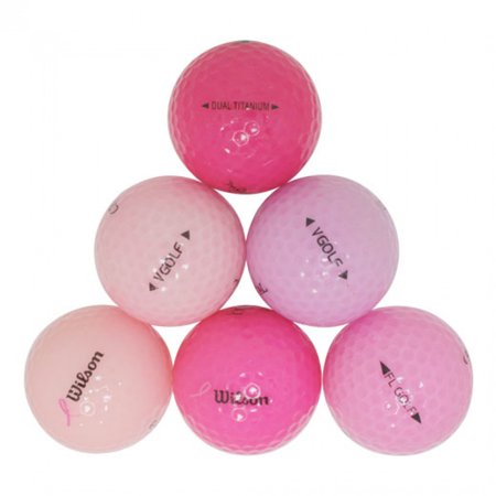 Brandy Golf - Premium Brands Pink Good Golf Balls - 12 Golf Balls