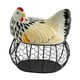 thumbnail image 2 of Cesta de almacenamiento de huevos con diseño de pollo, soporte para huevos de gallina con tapa para almacenamiento de huevos, contenedor de hierro colorido, 2 of 8