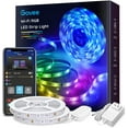 thumbnail image 1 of Govee Bande Lumineuse D 32,8 Pi Fonctionne avec Alexa Google Home, Contrôle Intelligent Sans Fil via Application Kit de Bande Lumineuse RVB Synchronisation Musicale pour Chambre Télé Cuisine Fête à la Maison, 5050 Ds Lumineux, 16 Millions de Couleurs, Installation Facile, 1 of 7