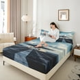 thumbnail image 4 of Castle Fairy Kids Children Airplane Helicopter Full Size Sheets,Transportation Bed Sheets, 4 of 7