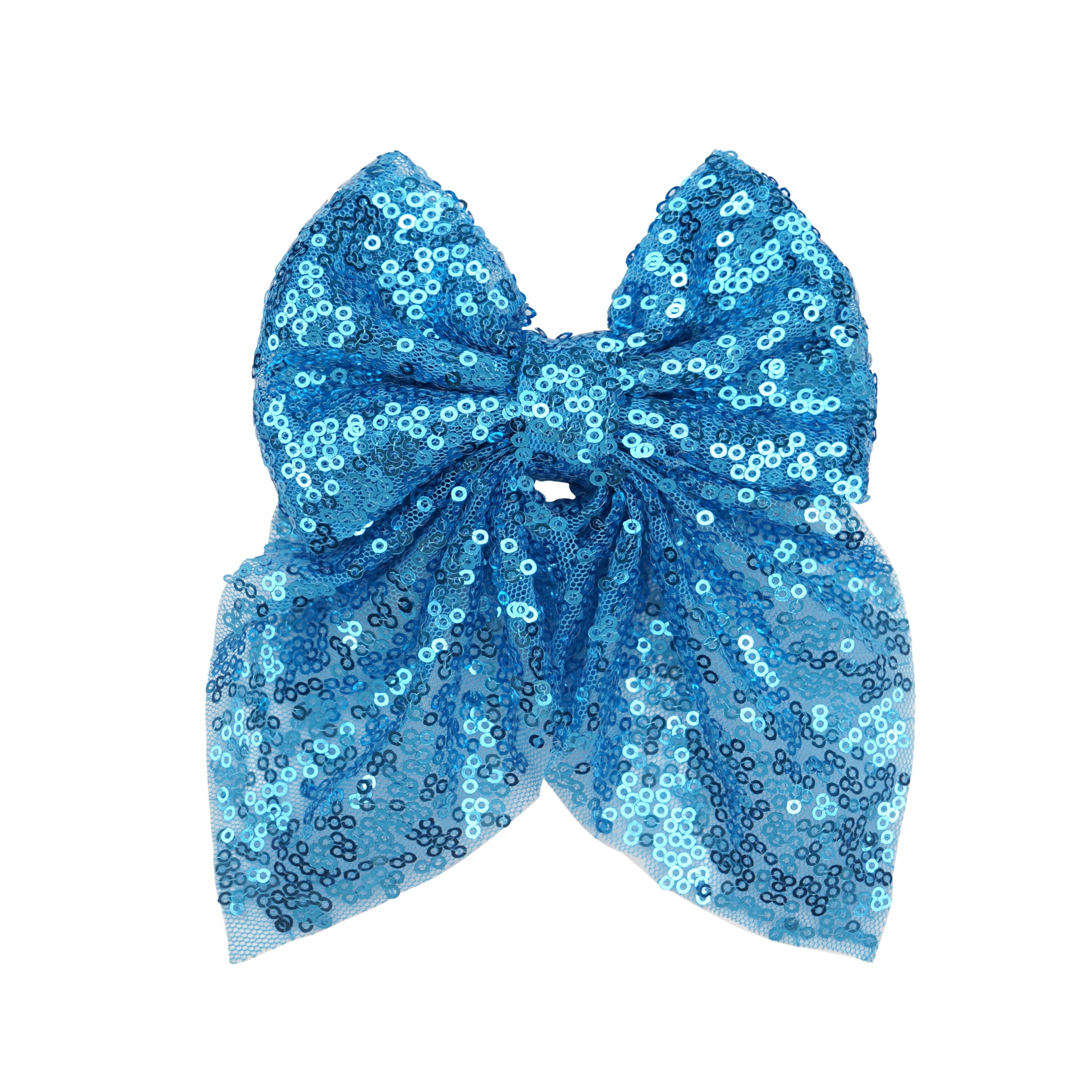 Sparkly Glitter Sequin Hair Bows for Girls Toddlers Kids Children Teenage