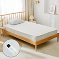 thumbnail image 2 of Costway Protège-Matelas Format Simple 76 Pouces x 39 Pouces Lavable à la Machine Chauffe-Lit Électrique avec Protection contre la Surchauffe, 2 of 9