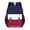 Red #013, variant on British Style Color Block Kids School Backpack, Water Resistant Oxford Fabric Kids School Bag with Breathable Back Padding, Multi-Pocket Lightweight Bookbag for Boys Girls Daily School Outdoor Travel