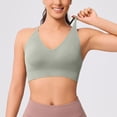 thumbnail image 5 of Timegard Sports Bras for Women Adjustable Spaghetti Strap High Support Stretch Workout Running No Underwire Bras, 5 of 5