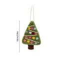 thumbnail image 3 of Handmade Wool Felt Christmas Tree Ornament Snowflake Holiday Decoration DIY Craft Kit for Kids Classroom Party Gift Topper, 3 of 6