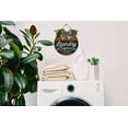 thumbnail image 3 of Eveokoki 12" Laundry Room Door Sign Home Decor Round Laundry Room Wood Wreaths Wall Hanging Sign Farmhouse Porch Sign Front Door Decoration for Housewarming Gift All Seasons Holidayes, 3 of 5