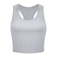 thumbnail image 2 of Hpapadks Women Tank Tops Casual Solid Hiking Sleeveless Vest Tanks Workout Yoga Crop Tops Camisole Tops for Women Grey S, 2 of 4