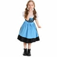 thumbnail image 2 of Sentmoon Robes pour Garçons Ravissante Col Rond Vêtements d'Été pour Filles Coupe Décontractée avec Imprimé Robe Extensible pour Invitée de Mariage Enfants pour Brunch de Fin de Semaine TP, 2 of 6