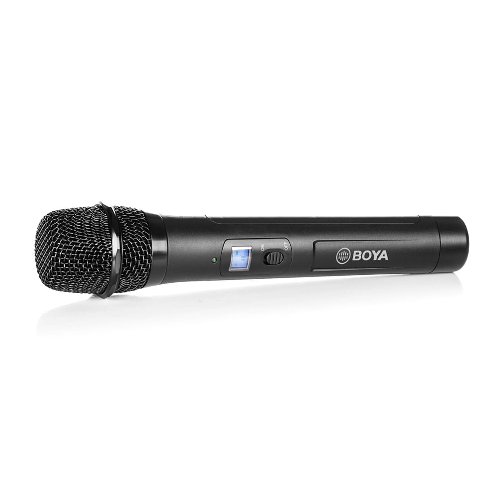 BOYA Microphone by-WHM8 Pro 48-Channel UHF Camera Wireless Handheld Microphone Dynamic Mic for Karaoke Interview Meeting Audio Recording Stage Singing Compatiable with BOYA by-WM8 //by-WM6 Receiver