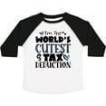 thumbnail image 3 of Inktastic I'm the World's Cutest Tax Deduction Blue Hearts Boys or Girls Toddler T-Shirt, 3 of 5