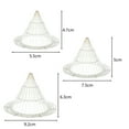 thumbnail image 6 of Mdesiwst 5Pcs Plant Bottom Grid Breathable Cone Shaped Plastic Prevent Rotten Roots Bonsai Screen for Yard, 6 of 8