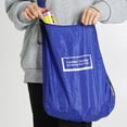 thumbnail image 4 of Foldable Shopping Bag Roll Up Portable Lanyard Reusable Heavy Duty Cloth Large Capacity Multi-functional Grocery Shopper Bag Tote Handbag, 4 of 10