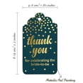 thumbnail image 5 of Inkdotpot Gold Foil Paper Hang Tags ThankYou For Celebrating The Bride To Be Bridal Shower Favor Tags 50 Pack, 5 of 6