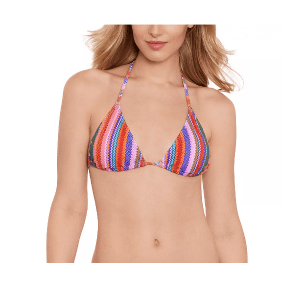 Salt Cove Juniors Ziggy Pop Triangle Bikini Top Multicolor, XS