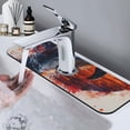 thumbnail image 7 of Sikiie Sunset Ocean Watercolor Dolphin Splash Guard for Sink Faucet-1 PC Super Absorbent Fast Drying Mat Sink Gadgets-Splash Guard for Kitchen, Sink Mat, 7 of 7