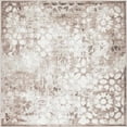 thumbnail image 1 of Unique Loom 3141578 8 x 8 ft. Larvotto Sofia Square Rug, Brown, 1 of 5