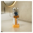 thumbnail image 1 of Soporte for cepillo de dientes for dormitorio con copas protectoras, pasta de dientes de 4 ranuras y organizador dental, 1 of 6