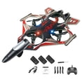 thumbnail image 2 of FashionCha Set of 2 Remote Control Airplanes with Fixed RC Engine for Aerobatic Flights, LED Lights And Intelligent Orbital Function. Made of Shockproof PP. red 3 Battery, 2 of 8