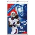 thumbnail image 3 of NFL Buffalo Bills - Stefon Diggs 20 Wall Poster with Wooden Magnetic Frame, 22.375" x 34", 3 of 5
