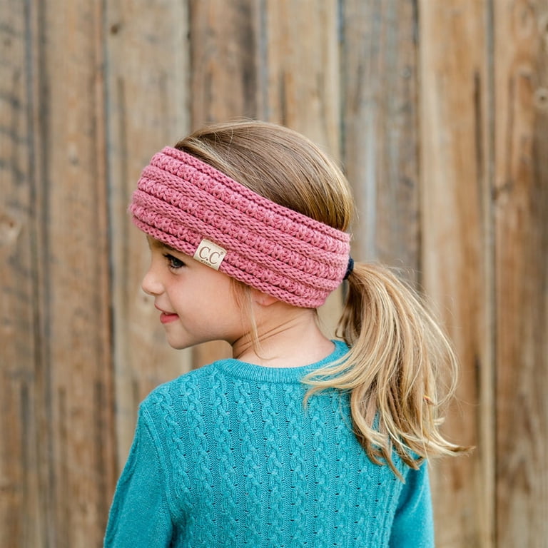 CC Women and Kids Fashion Headbands Ear Warmers with Pony  display picture 3