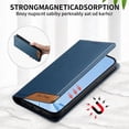 thumbnail image 3 of Funda Tipo Cartera de Cuero Sintético para XIAOMI 17 Pro Max Bloqueo RFID, con Ranuras para Tarjetas y Bolsillo para Efectivo, Cierre Magnético Fuerte Azul, 3 of 6