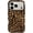 Leopard Print, variant on Vibrant Defined Blossoms Print Case for iPhone 17 Pro Max, Smooth Glossy Finish Women Girls Stylish Slim TPU and Hard PC Dual Layer Shockproof Protective Phone Cover 6.9", Colorful