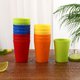 thumbnail image 4 of Vasos coloridos, vasos para beber, vajilla reutilizable e irrompible para eventos, bodas, fiestas, suministros, 15 piezas, 100 a 200 ml, 4 of 6