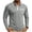 Gray #008, variant on Men's Polo Shirts Zip Long Sleeve Classic T-Shirts Casual Golf Shirts Stylish Collared Tee, L