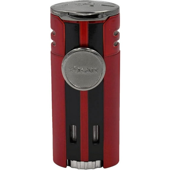 XIKAR® HP4 Quad-jet Flame Lighter Red