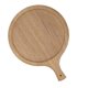 thumbnail image 1 of Bandeja De Madera Para Servir Pizza, Bandeja Para Pizza Textura Natural Multipropósito Elegante Pulido Fino Agarre Cómodo Redondo Para El Hogar Para Bar ANGGREK Wood Pizza Serving Tray, 1 of 8