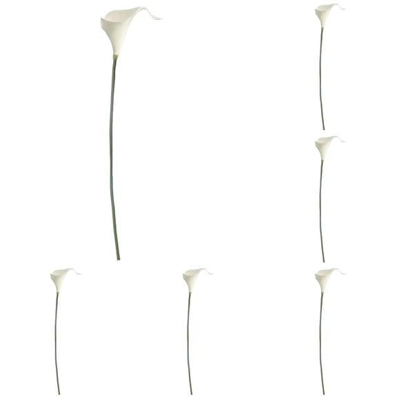 kjfeif White 12 Pieces Set Wedding Bridal Shower Blessing Bouquet, Home Decor White Flowers for Wedding, Party and Table Centerpiece Arrangements