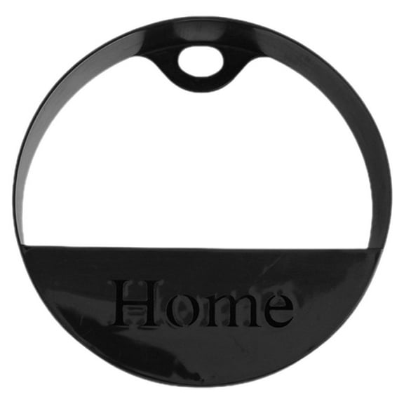 GETAJGHSD Wall Mounted Planter Basket in Black Stable Material Hanging Flowerpot for Home Decor